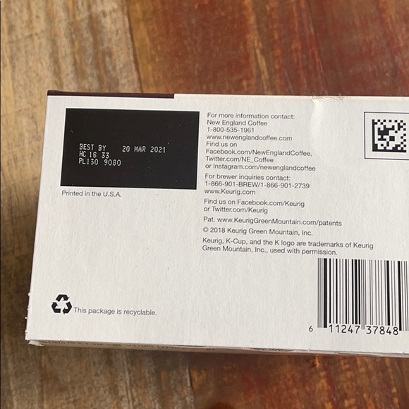 New England Blueberry Cobbler k cup coffee - Picture 3 of 3